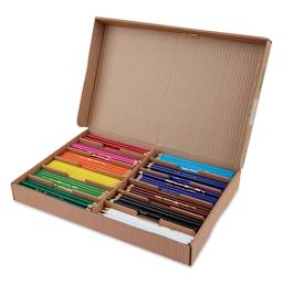 Crayola Watercolor Pencils - Assorted Colors, Classpack of 240, pencils inside the tray