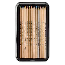Prismacolor Watercolor Pencil Set - Assorted Colors, Set of 12, showing pencils inside tray