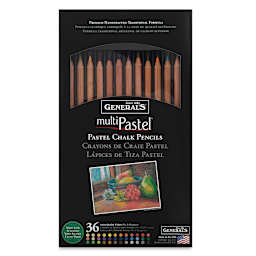 Pastel Chalk Pencil - Set of 36 (Outside of Packaging)