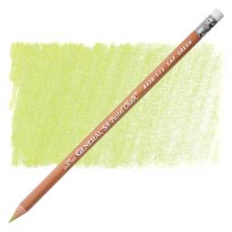 General's Pastel Chalk Pencil - Sap Green pencil and swatch