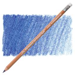 General's Pastel Chalk Pencil - Ultramarine pencil and swatch