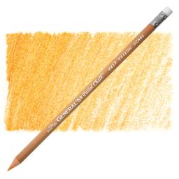 General's Pastel Chalk Pencil - Yellow Ochre pencil and swatch