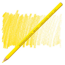 Caran d'Ache Supracolor Soft Aquarelle Pencil - Naples Yellow pencil and swatch