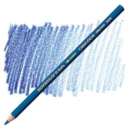 Caran d'Ache Supracolor Soft Aquarelle Pencil - Bluish Gray pencil and swatch