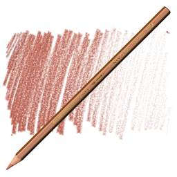 Caran d'Ache Supracolor Soft Aquarelle Pencil - Bronze pencil and swatch