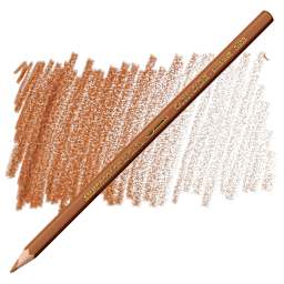 Caran d'Ache Supracolor Soft Aquarelle Pencil - Cinnamon pencil and swatch