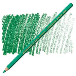Caran d'Ache Supracolor Soft Aquarelle Pencil - Empire Green pencil and swatch