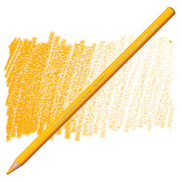 Caran d'Ache Supracolor Soft Aquarelle Pencil - Fast Orange pencil and swatch