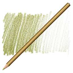Caran d'Ache Supracolor Soft Aquarelle Pencil - Gold pencil and swatch