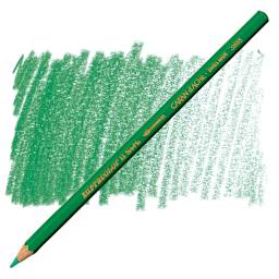 Caran d'Ache Supracolor Soft Aquarelle Pencil - Grass Green pencil and swatch