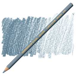 Caran d'Ache Supracolor Soft Aquarelle Pencil - Gray pencil and swatch