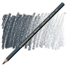 Caran d'Ache Supracolor Soft Aquarelle Pencil - Grayish Black pencil and swatch