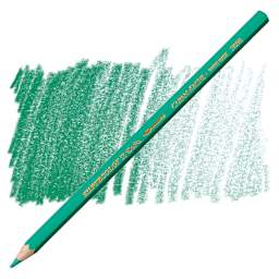 Caran d'Ache Supracolor Soft Aquarelle Pencil - Grayish Green pencil and swatch