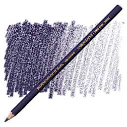 Caran d'Ache Supracolor Soft Aquarelle Pencil - Indigo Blue pencil and swatch