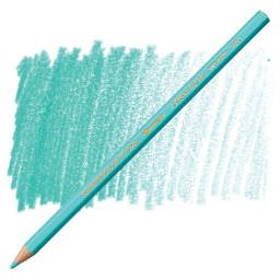 Caran d'Ache Supracolor Soft Aquarelle Pencil - Light Malachite Green pencil and swatch