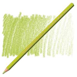 Caran d'Ache Supracolor Soft Aquarelle Pencil - Light Olive pencil and swatch