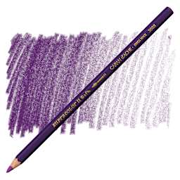 Caran d'Ache Supracolor Soft Aquarelle Pencil - Lilac pencil and swatch
