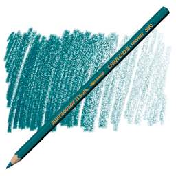 Caran d'Ache Supracolor Soft Aquarelle Pencil - Malachite Green pencil and swatch
