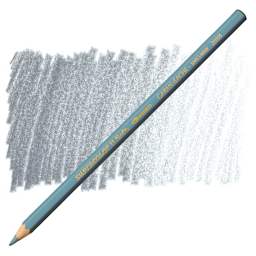 Caran d'Ache Supracolor Soft Aquarelle Pencil - Mouse Gray pencil and swatch