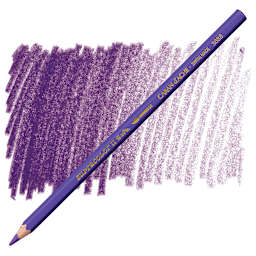 Caran d'Ache Supracolor Soft Aquarelle Pencil - Periwinkle Blue pencil and swatch