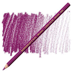 Caran d'Ache Supracolor Soft Aquarelle Pencil - Purple Violet pencil and swatch
