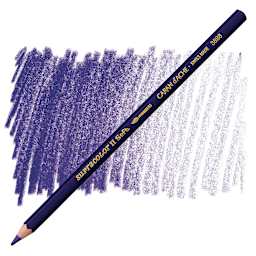 Caran d'Ache Supracolor Soft Aquarelle Pencil - Violet pencil and swatch