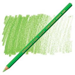 Caran d'Ache Supracolor Soft Aquarelle Pencil - Yellow Green pencil and swatch