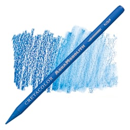 Cretacolor Aqua Monolith Woodless Watercolor Pencil - Cobalt Blue pencil and swatch