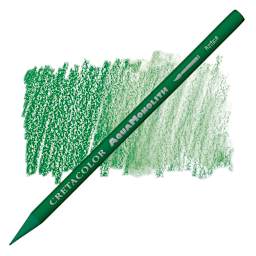 Cretacolor Aqua Monolith Woodless Watercolor Pencil - Grass Green pencil and swatch