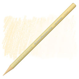Cretacolor Aqua Monolith Woodless Watercolor Pencil - Ivory pencil and swatch