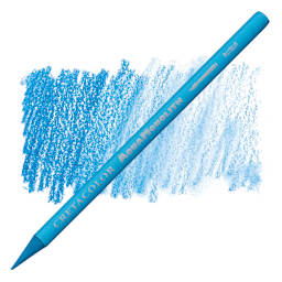 Cretacolor Aqua Monolith Woodless Watercolor Pencil - Light Blue pencil and swatch