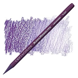 Cretacolor Aqua Monolith Woodless Watercolor Pencil - Mars Violet Dark pencil and swatch
