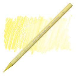 Cretacolor Aqua Monolith Woodless Watercolor Pencil - Naples Yellow pencil and swatch