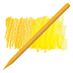 Cretacolor Aqua Monolith Woodless Watercolor Pencil - Permanent Dark Yellow pencil and swatch
