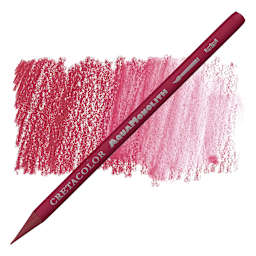 Cretacolor Aqua Monolith Woodless Watercolor Pencil - Pompeian Red pencil and swatch
