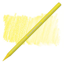 Cretacolor Aqua Monolith Woodless Watercolor Pencil - Straw Yellow pencil and swatch