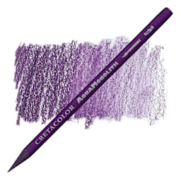 Cretacolor Aqua Monolith Woodless Watercolor Pencil - Violet pencil and swatch