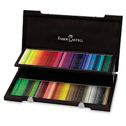 Faber-Castell Polychromos Pencil Set - Wood Box, Set of 120