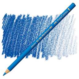 Faber-Castell Polychromos Pencil - Middle Phthalo Blue pencil and swatch