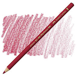 Faber-Castell Polychromos Pencil - Alizarin Crimson pencil and swatch