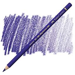 Faber-Castell Polychromos Pencil - Blue Violet pencil and swatch