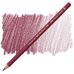 Faber-Castell Polychromos Pencil - Burnt Carmine pencil and swatch