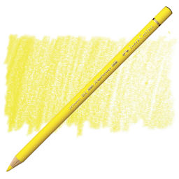Faber-Castell Polychromos Pencil - Cadmium Yellow pencil and swatch