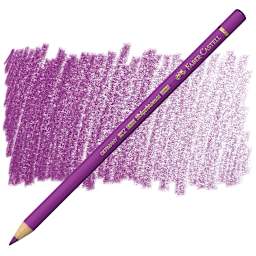 Faber-Castell Polychromos Pencil - Crimson pencil and swatch