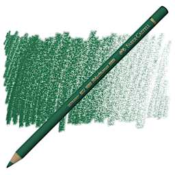Faber-Castell Polychromos Pencil - Dark Phthalo Green pencil and swatch