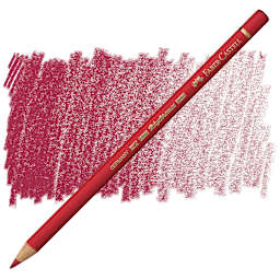 Faber-Castell Polychromos Pencil - Deep Scarlet Red pencil and swatch