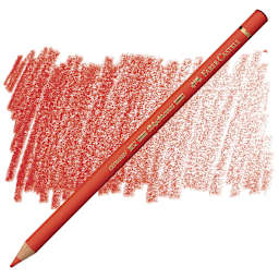 Faber-Castell Polychromos Pencil - Light Cadmium Red pencil and swatch