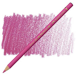 Faber-Castell Polychromos Pencil - Light Purple Pink pencil and swatch