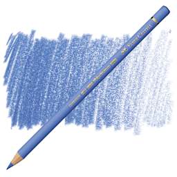 Faber-Castell Polychromos Pencil - Light Ultramarine pencil and swatch