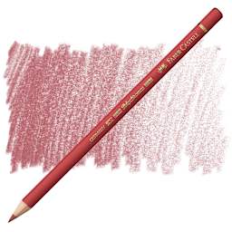 Faber-Castell Polychromos Pencil - Pompeian Red pencil and swatch